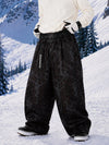 Men's Urban Vibe Workwear-Inspired Rivet-Trim Wide Fit OG Baggy Snowboard Pants