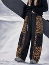 Women's Wild Motion Reflective Colorblock Extra Baggy Snow Pants
