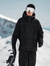Men's UrbanCraft Workwear Utility Freestyle Snowboard Jacket – Reflective Hood & Street Style