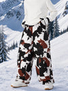 Men's Nightline Park Rider Reflective Trim Cargo Pockets Baggy Snow Pants