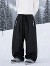 Men's Hyper Flux Side Zip Graffiti Panel Extra Baggy Freestyle Snow Pants