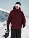 Men's UrbanCraft Workwear Utility Freestyle Snowboard Jacket – Reflective Hood & Street Style