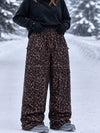 Women's Nightline Park Rider Reflective Trim Cargo Pockets Baggy Snow Pants