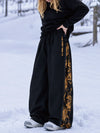 Women's Hyper Flux Side Zip Graffiti Panel Extra Baggy Freestyle Snow Pants