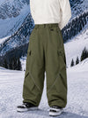 Men's Camden Punk Reflective Street Utility Cargo Snowboard Pants – Baggy Freestyle Fit