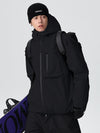 Men's Searipe Durable Mountain Pro All-Terrain Baggy Snow Jacket