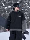 Men's Park Rider 2-in-1 Layered Freestyle Snow Hoodie with Contrast Sleeves