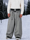 Men's Urban Vibe Workwear-Inspired Rivet-Trim Wide Fit OG Baggy Snowboard Pants