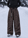 Women's Wild Motion Reflective Cargo Pockets Extra Baggy Snowboard Pants