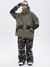 Women's Chillform Reflective Camo Snow Suit – Glow Trail Jacket with Baggy Snow Pants Set