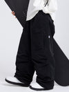 Women's Mountain Expedition Baggy Snow Pants with Side Cargo Pockets