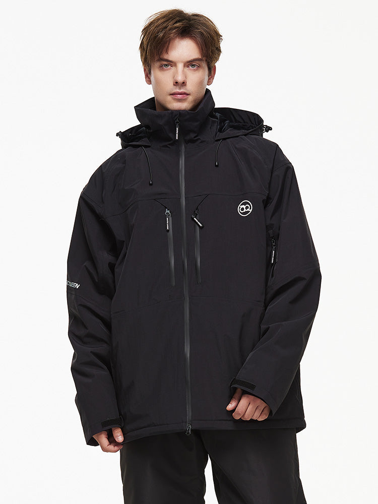Men's Backcountry Mountain Windbreaker Thermal Snow Jacket | Snowshred