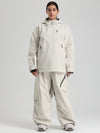 Women's Gsou Snow Durable Mountain Vibe Pullover Anorak Baggy Snow Suits