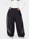 Women's Nightline Reflective Curve Park Rider Baggy Snowing Pants