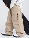 Women's Mountain Expedition Baggy Snow Pants with Side Cargo Pockets