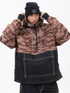 Men's All Season Mountain Vibe Streetstorm Pullover Camo Snowboard Jacket