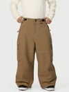Men's Utility Wild Soul Crew Heavy Stitch Cargo Baggy Fit Snowboard Pants