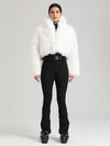 Women's Glacier Vogue Ski Jumpsuit & Faux Fluffy Fur Delish Jacket