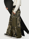 Men's Wild Motion Super Baggy Snow Pants – Multi Pocket Reflective Colorblock Design