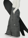 Women's Utility Wild Soul Crew Heavy Stitch Cargo Baggy Fit Snowboard Pants