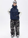 Women's Freestyle Mountain Camo Snow Suit – Bomber Jacket & Baggy Pants Set