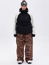 Women's Freestyle Mountain Camo Snow Suit – Bomber Jacket & Baggy Pants Set