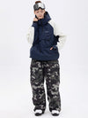 Women's Freestyle Mountain Camo Snow Suit – Bomber Jacket & Baggy Pants Set
