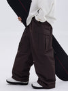 Men's Double Knee Mountain Freestyle Baggy Snow Pants