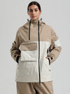 Women's Gsou Snow Terrain Flow FlexZip Hybrid Cargo Snowboard Jacket