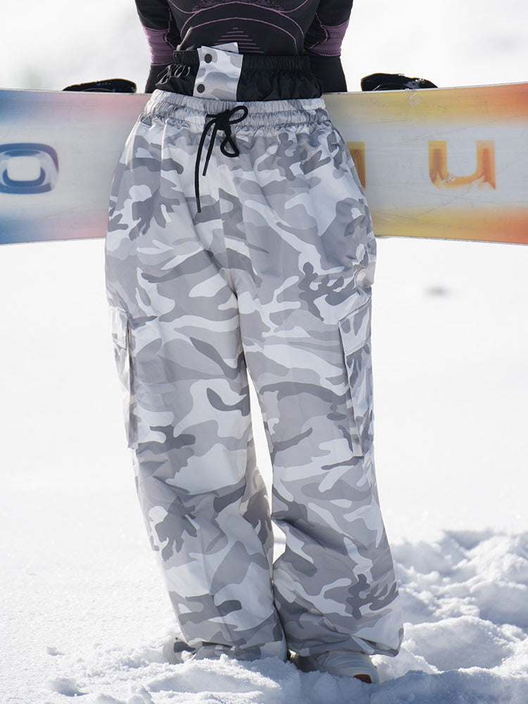 Women's Rabbit Snow Freestyle Prime Baggy Camo Snowboard Pants Snowshred — free download