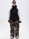 Women's Freestyle Mountain Camo Snow Suit – Bomber Jacket & Baggy Pants Set