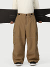 Men's Utility Wild Soul Crew Heavy Stitch Cargo Baggy Fit Snowboard Pants