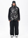 Men's Freestyle Mountain Camo Snow Suit – Bomber Jacket & Baggy Pants Set