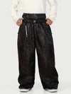 Men's Urban Vibe Workwear-Inspired Rivet-Trim Wide Fit OG Baggy Snowboard Pants