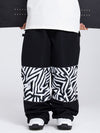 Men's All Weather Reflective Swaggy Graphic Cargo Snow Pants