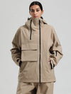 Women's Gsou Snow Terrain Flow FlexZip Hybrid Cargo Snowboard Jacket