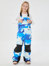 Girls Mountain Trek Light Reflective Knee Guard Waterproof Insulated Snow Bib Pants
