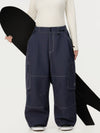 Women's Utility Wild Soul Crew Heavy Stitch Cargo Baggy Fit Snowboard Pants