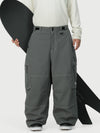 Men's Utility Wild Soul Crew Heavy Stitch Cargo Baggy Fit Snowboard Pants