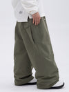 Women's Double Knee Mountain Freestyle Baggy Camo Snow Pants
