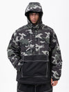 Men's All Season Mountain Vibe Streetstorm Pullover Camo Snowboard Jacket
