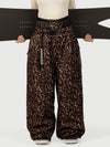 Women's Urban Vibe Workwear-Inspired Rivet-Trim Wide Fit OG Baggy Snowboard Pants