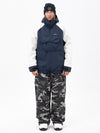 Men's Freestyle Mountain Camo Snow Suit – Bomber Jacket & Baggy Pants Set
