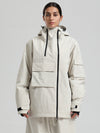 Women's Gsou Snow Terrain Flow FlexZip Hybrid Cargo Snowboard Jacket