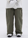 Women's Double Knee Mountain Freestyle Baggy Camo Snow Pants