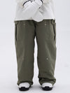 Women's Double Knee Mountain Freestyle Baggy Camo Snow Pants