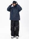 Men's Night Skiing Chill Reflective Snow Suit – Mountain Jacket & Streetstorm Baggy Pants Set