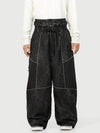 Men's Wild Motion Super Baggy Snow Pants – Multi Pocket Reflective Colorblock Design