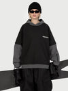 Women's Park Rider 2-in-1 Layered Freestyle Snow Hoodie with Contrast Sleeves