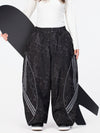 Women's Nightline Reflective Curve Park Rider Baggy Snowing Pants